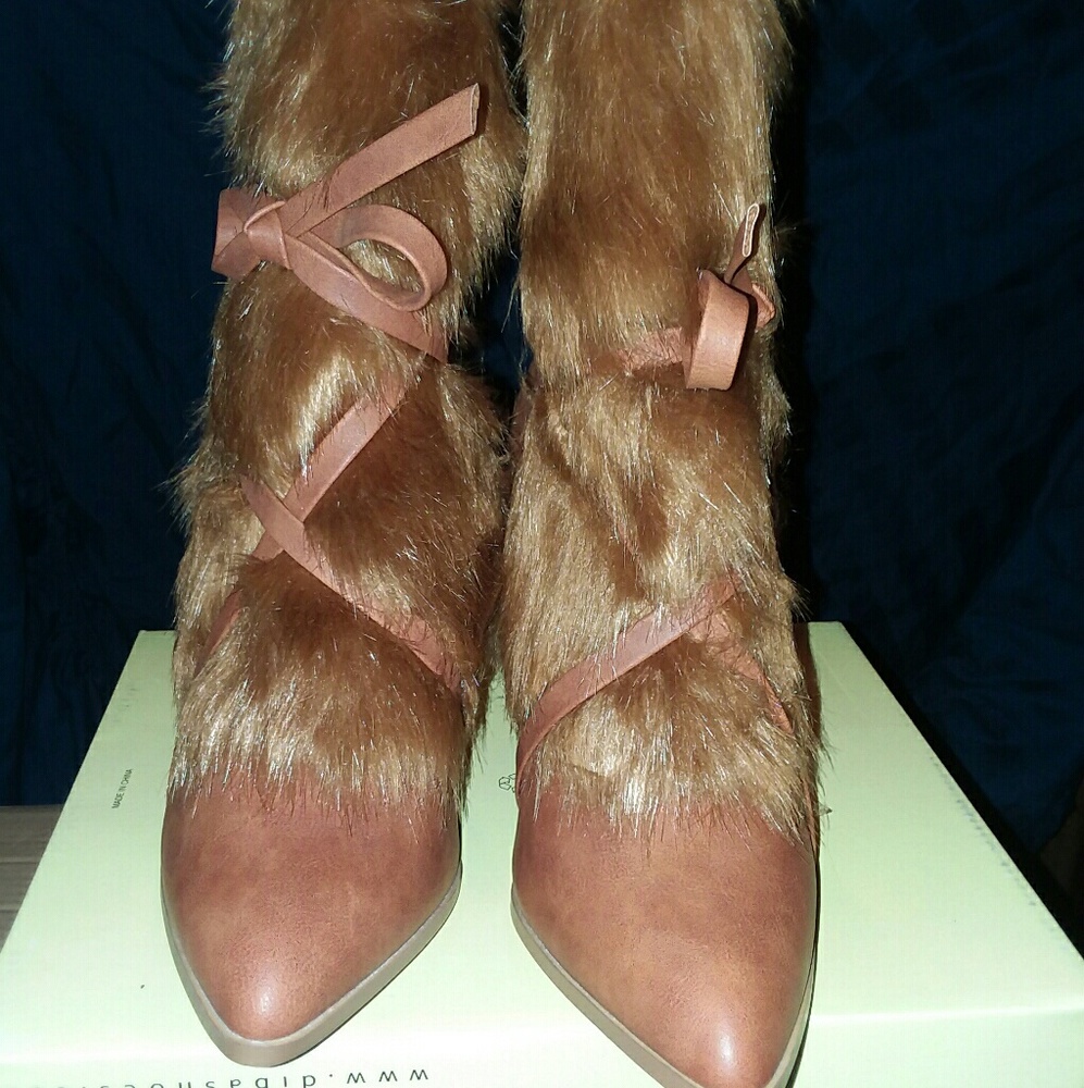 Faux Fur Booties